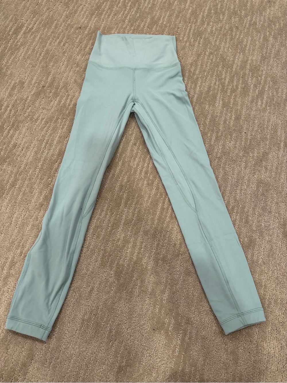 Lululemon Light Aqua High-Waist Leggings